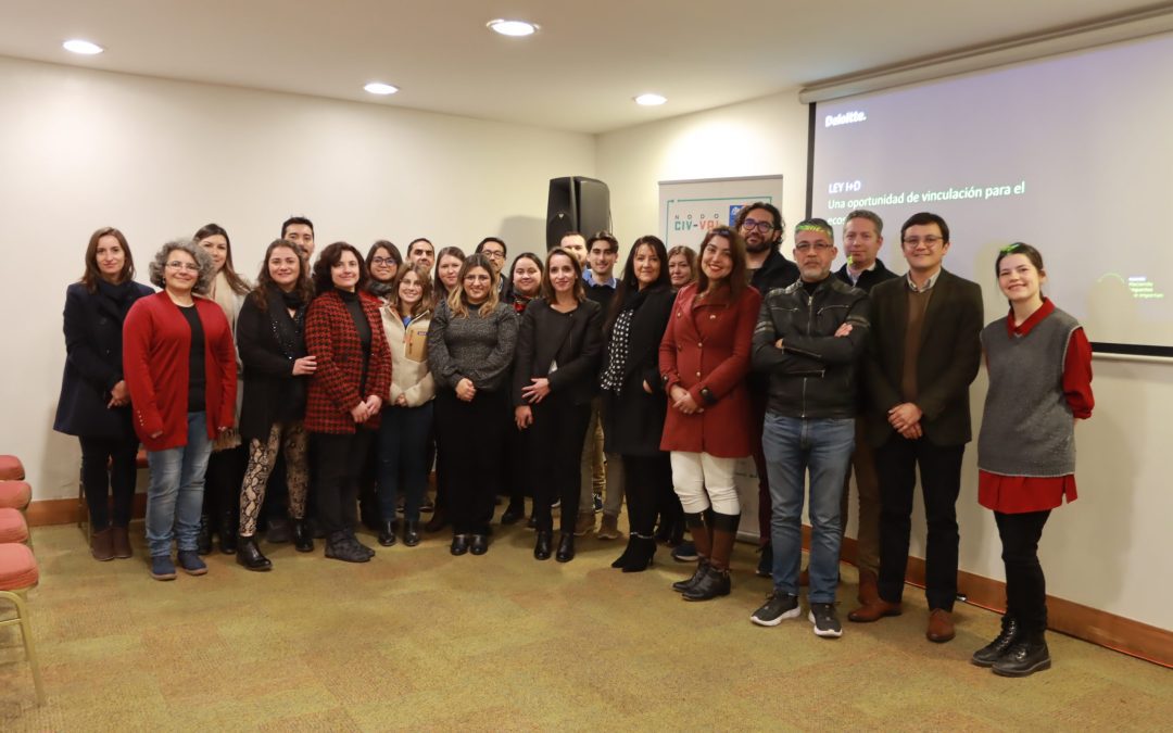 Nodo CIV-VAL organiza exitosa jornada de diálogo en torno a la Ley de incentivo tributario a la Investigación y Desarrollo (I+D)