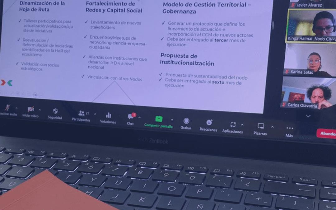 Instituciones socias al Nodo CIV-VAL y diversas actorías del ecosistema participaron de onceava versión del Comité de Coordinación Macrozonal 